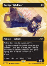 Image for Voyager Glidecar (Borderless) (First-Place Foil) (520) (Foil) (Aetherdrift) (DFT) - Magic: The Gathering