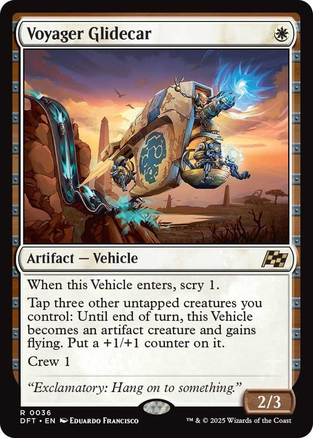 Image for Voyager Glidecar (36) (Foil) (Aetherdrift) (DFT) - Magic: The Gathering