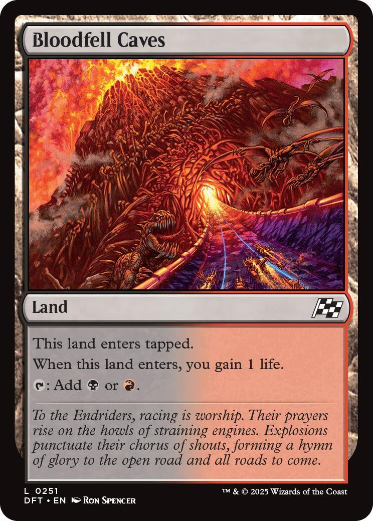 Image for Bloodfell Caves (251) (Aetherdrift) (DFT) - Magic: The Gathering