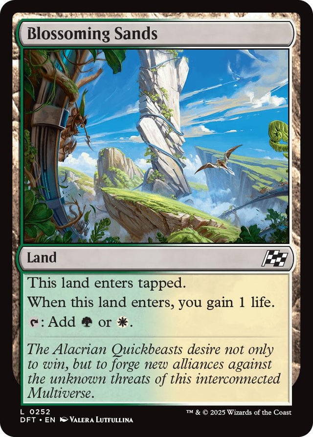 Image for Blossoming Sands (252) (Foil) (Aetherdrift) (DFT) - Magic: The Gathering