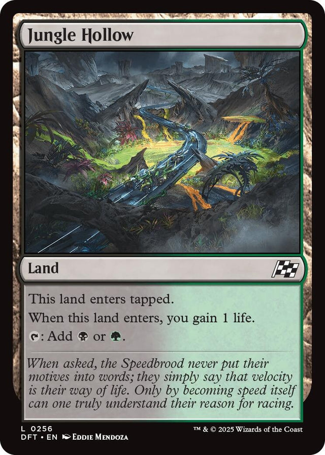 Image for Jungle Hollow (256) (Foil) (Aetherdrift) (DFT) - Magic: The Gathering