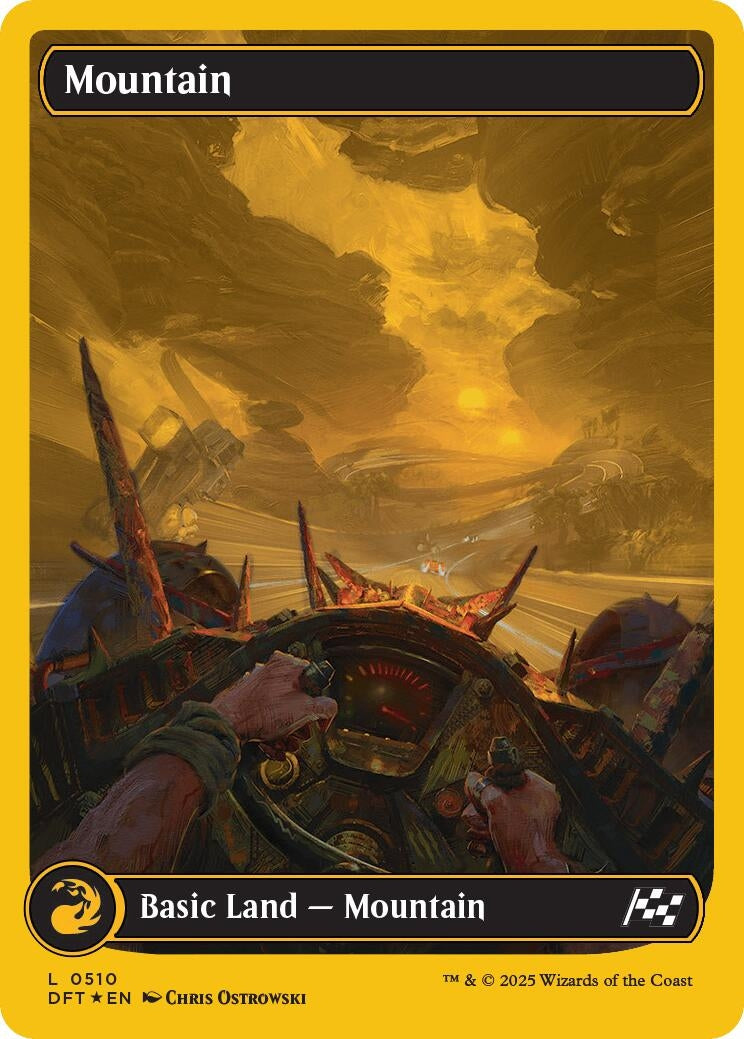 Image for Mountain (0510) (First-Place Foil) (510) (Foil) (Aetherdrift) (DFT) - Magic: The Gathering