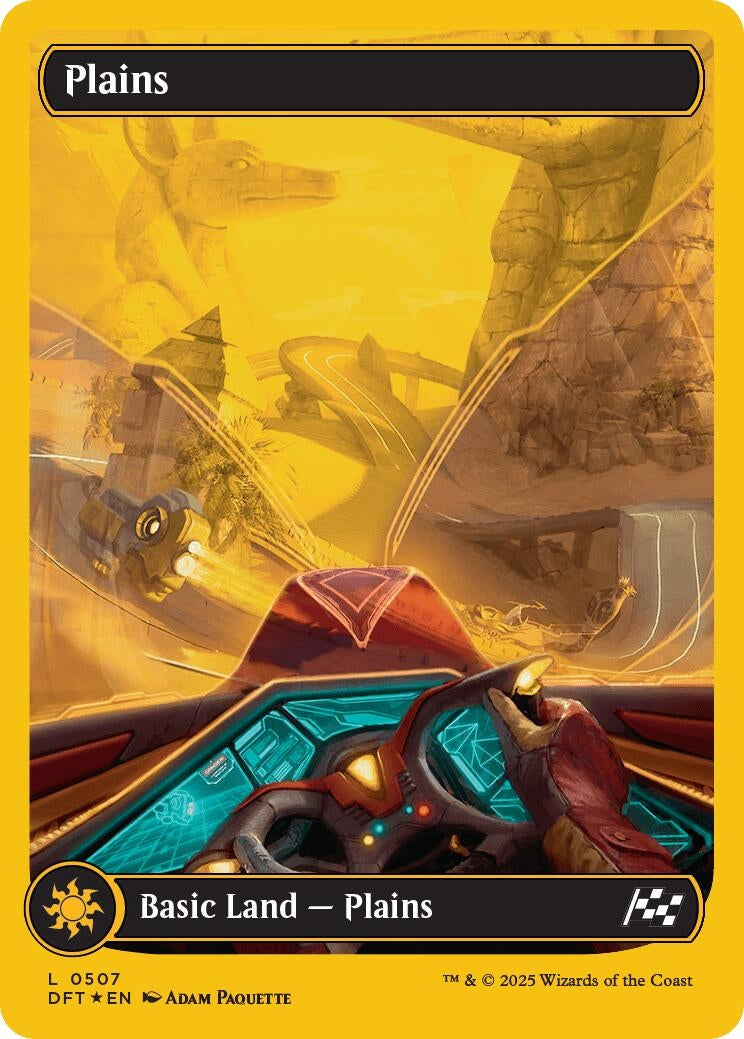 Image for Plains (0507) (First-Place Foil) (507) (Foil) (Aetherdrift) (DFT) - Magic: The Gathering