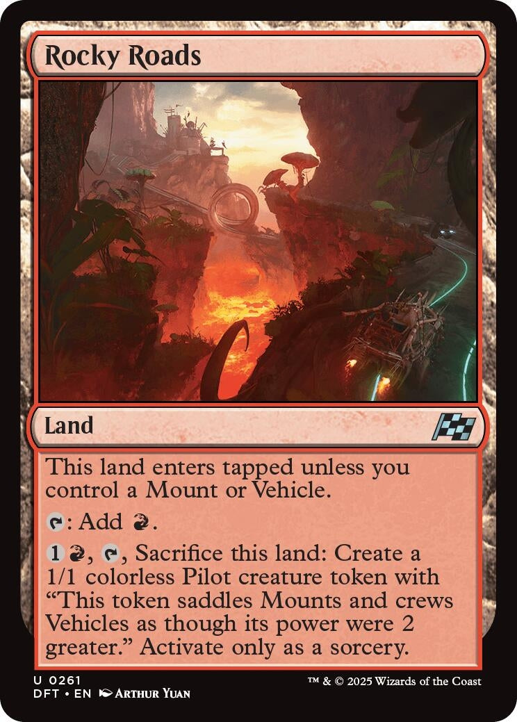 Image for Rocky Roads (261) (Foil) (Aetherdrift) (DFT) - Magic: The Gathering