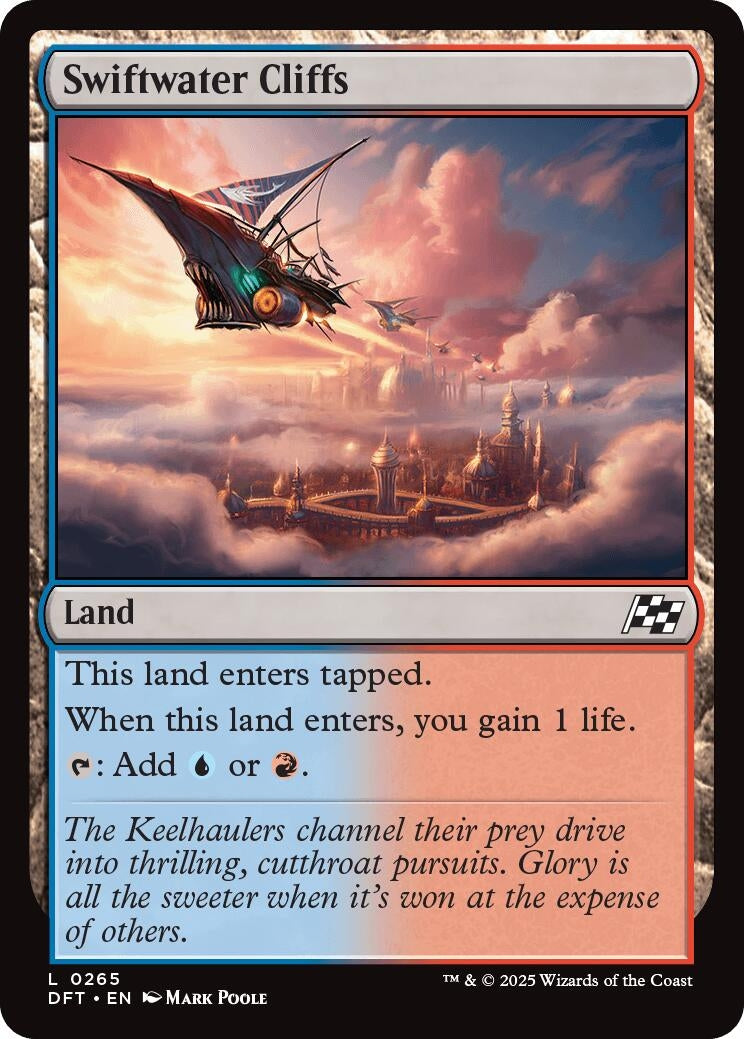 Image for Swiftwater Cliffs (265) (Aetherdrift) (DFT) - Magic: The Gathering
