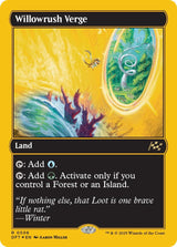Image for Willowrush Verge (First-Place Foil) (506) (Foil) (Aetherdrift) (DFT) - Magic: The Gathering