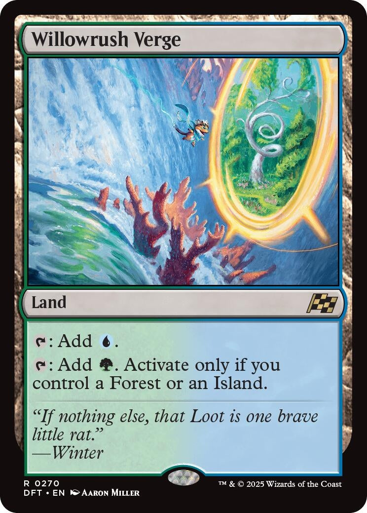 Image for Willowrush Verge (270) (Aetherdrift) (DFT) - Magic: The Gathering