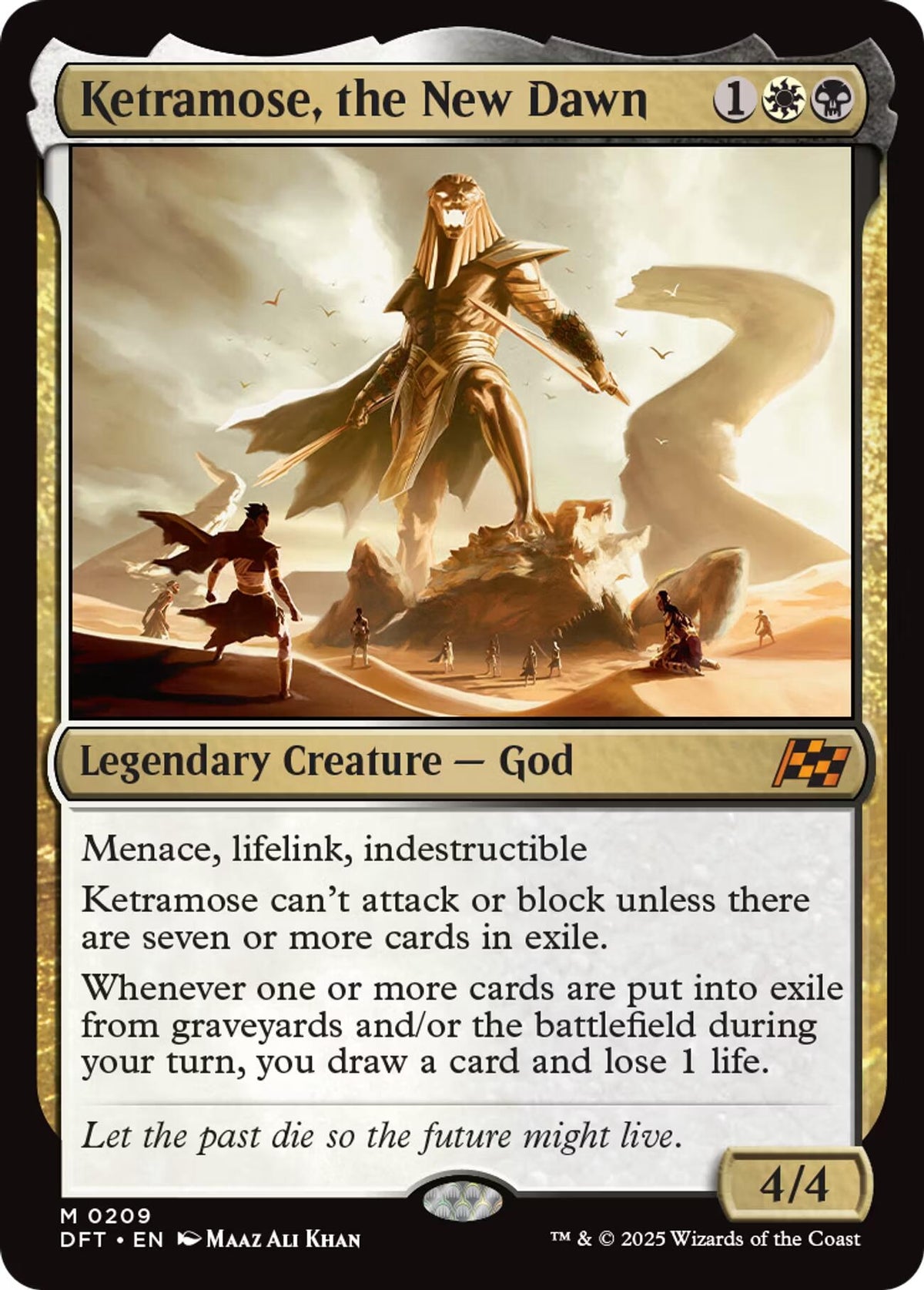 Image for Ketramose, the New Dawn (209) (Aetherdrift) (DFT) - Magic: The Gathering