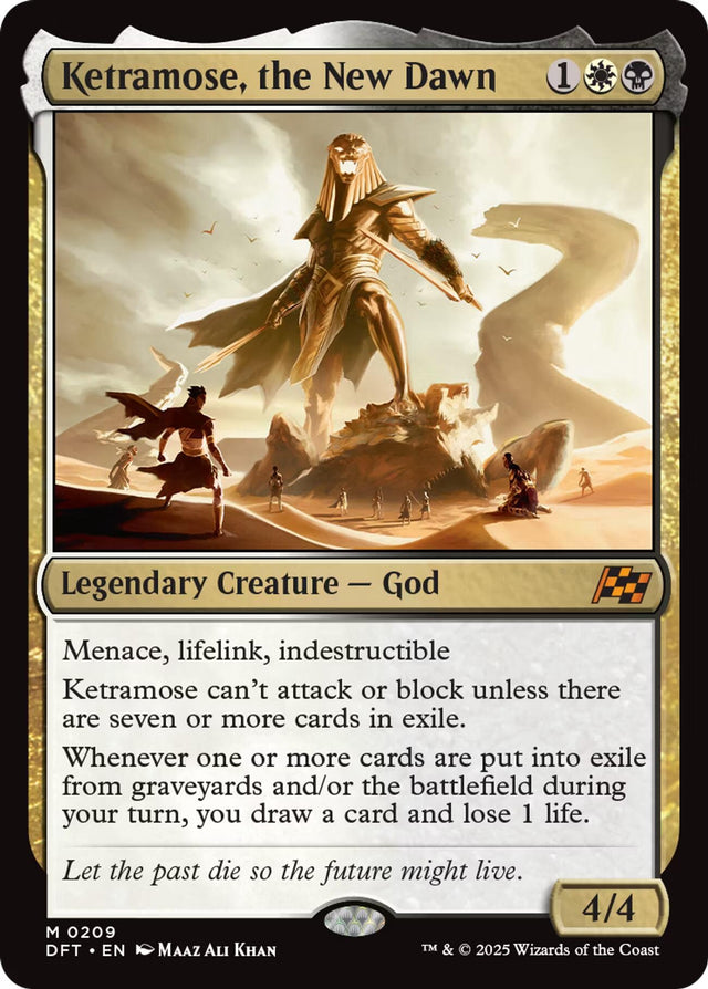 Image for Ketramose, the New Dawn (209) (Aetherdrift) (DFT) - Magic: The Gathering