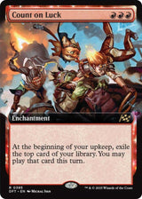Image for Count on Luck (Extended Art) (385) (Aetherdrift) (DFT) - Magic: The Gathering