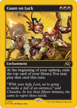 Image for Count on Luck (First-Place Foil) (457) (Foil) (Aetherdrift) (DFT) - Magic: The Gathering