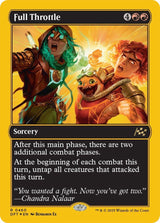 Image for Full Throttle (First-Place Foil) (460) (Foil) (Aetherdrift) (DFT) - Magic: The Gathering