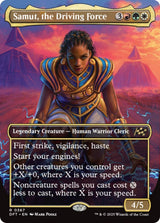 Image for Samut, the Driving Force (Borderless) (367) (Aetherdrift) (DFT) - Magic: The Gathering