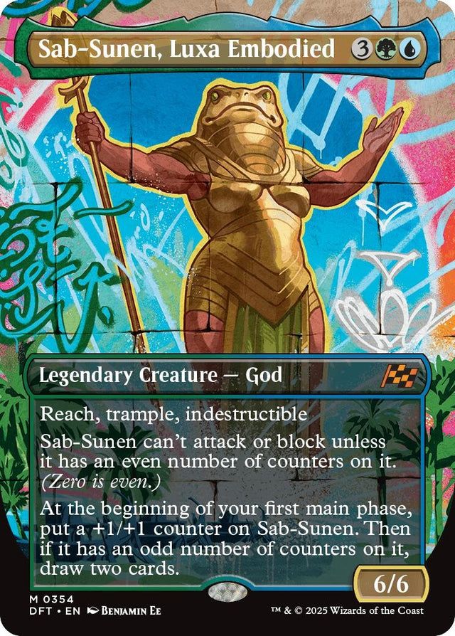 Image for Sab-Sunen, Luxa Embodied (Borderless) (354) (Aetherdrift) (DFT) - Magic: The Gathering