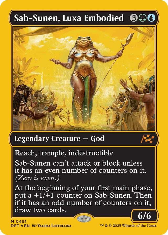 Image for Sab-Sunen, Luxa Embodied (First-Place Foil) (491) (Foil) (Aetherdrift) (DFT) - Magic: The Gathering