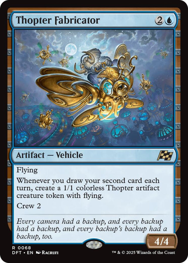 Image for Thopter Fabricator (68) (Aetherdrift) (DFT) - Magic: The Gathering