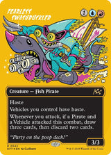 Image for Fearless Swashbuckler (Borderless) (First-Place Foil) (545) (Foil) (Aetherdrift) (DFT) - Magic: The Gathering
