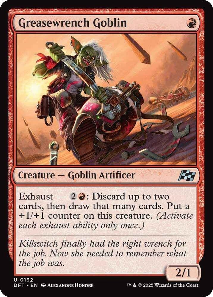 Image for Greasewrench Goblin (132) (Aetherdrift) (DFT) - Magic: The Gathering