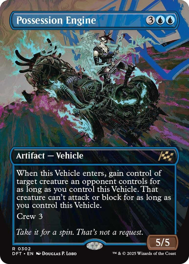 Image for Possession Engine (Borderless) (302) (Foil) (Aetherdrift) (DFT) - Magic: The Gathering