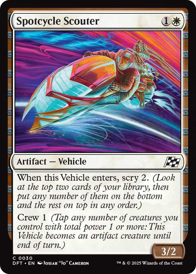 Image for Spotcycle Scouter (30) (Foil) (Aetherdrift) (DFT) - Magic: The Gathering