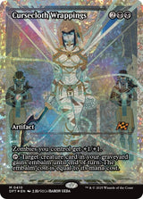 Image for Cursecloth Wrappings (Showcase) (Fracture Foil) (410) (Foil) (Aetherdrift) (DFT) - Magic: The Gathering