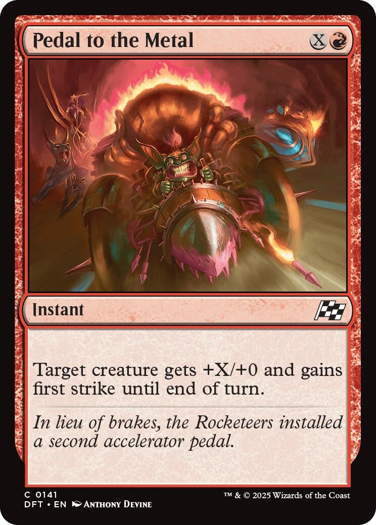 Image for Pedal to the Metal (141) (Foil) (Aetherdrift) (DFT) - Magic: The Gathering