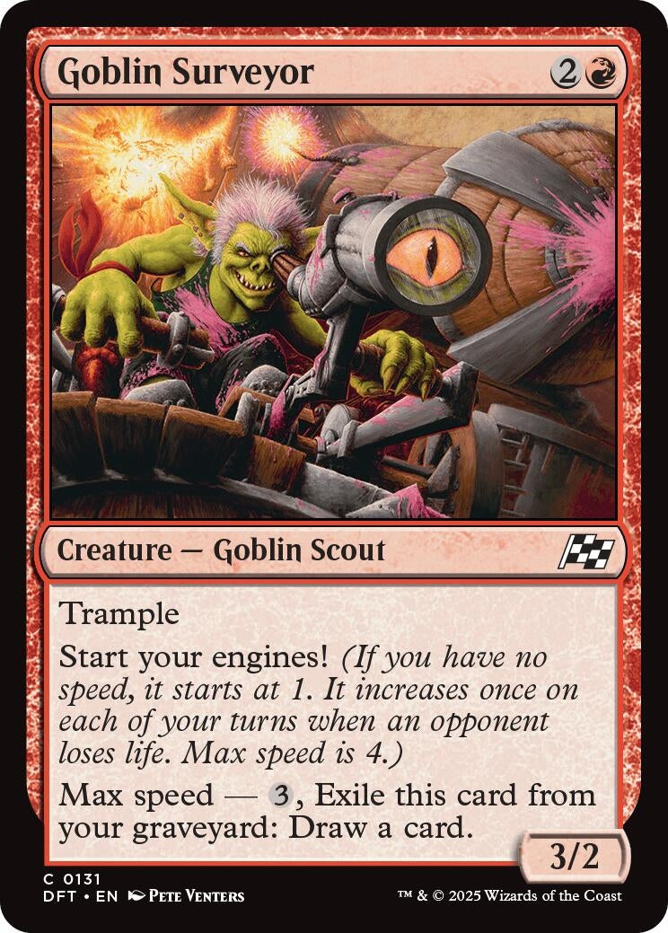 Image for Goblin Surveyor (131) (Aetherdrift) (DFT) - Magic: The Gathering