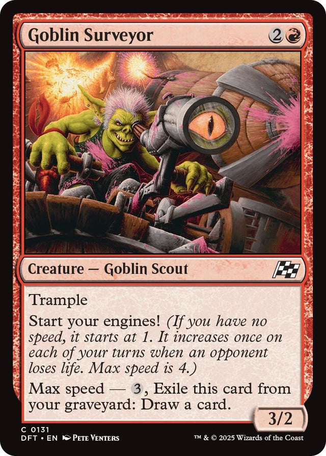 Image for Goblin Surveyor (131) (Aetherdrift) (DFT) - Magic: The Gathering