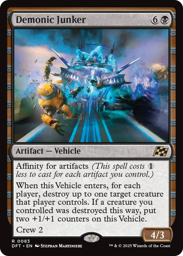 Image for Demonic Junker (83) (Aetherdrift) (DFT) - Magic: The Gathering