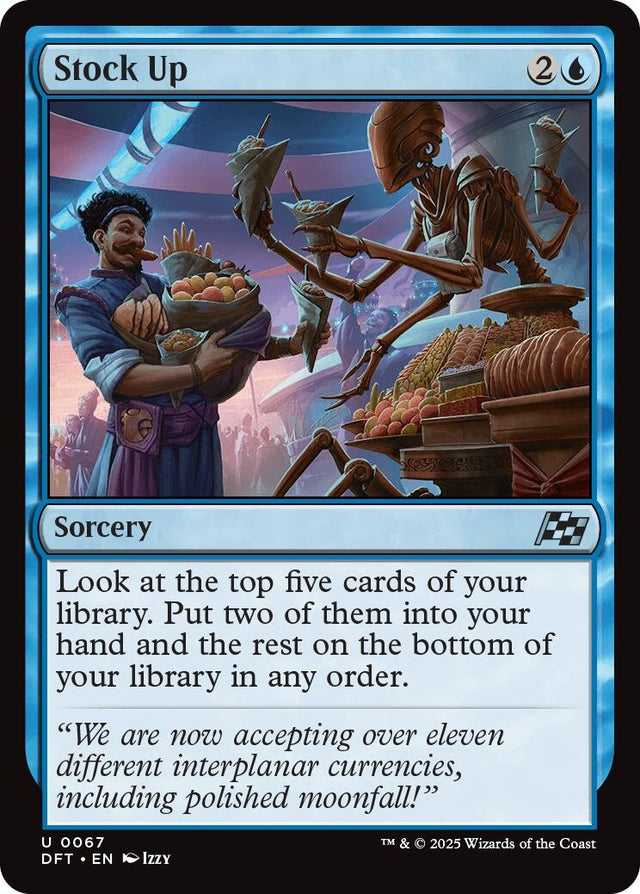 Image for Stock Up (67) (Foil) (Aetherdrift) (DFT) - Magic: The Gathering