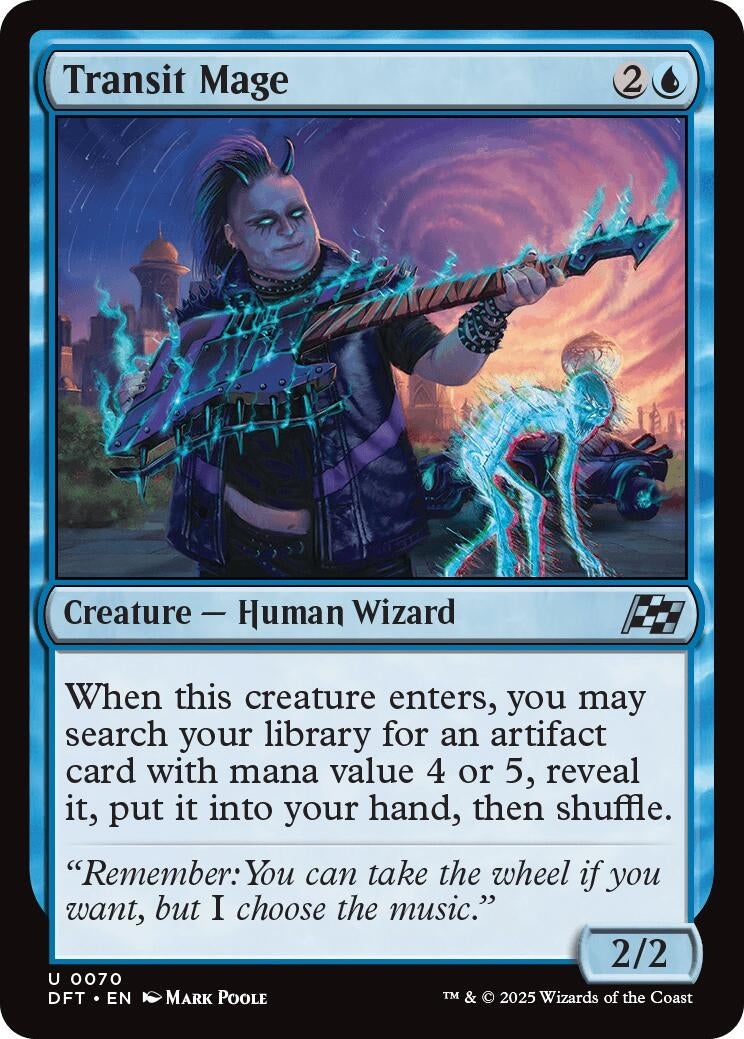 Image for Transit Mage (70) (Aetherdrift) (DFT) - Magic: The Gathering