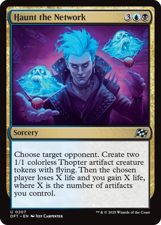Image for Haunt the Network (207) (Aetherdrift) (DFT) - Magic: The Gathering