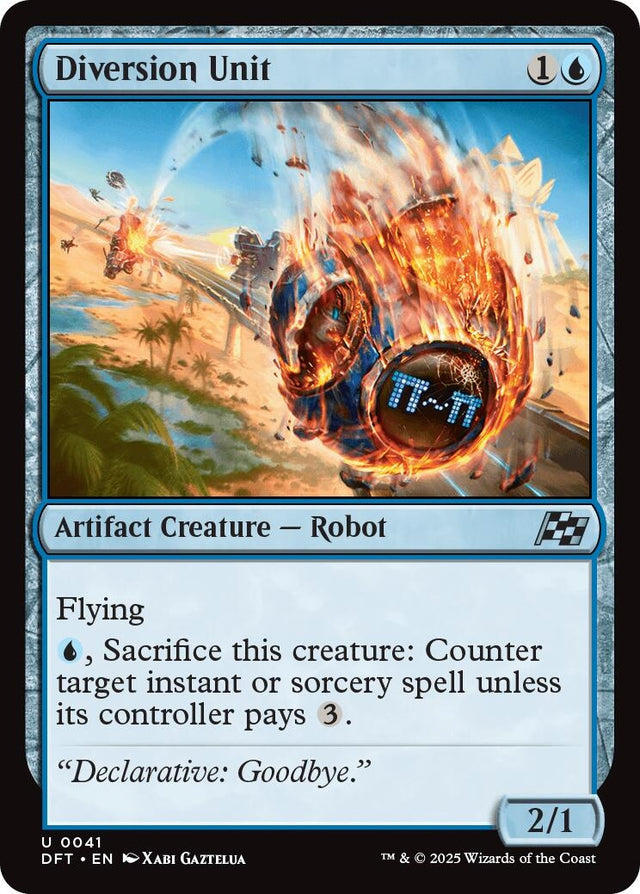 Image for Diversion Unit (41) (Foil) (Aetherdrift) (DFT) - Magic: The Gathering