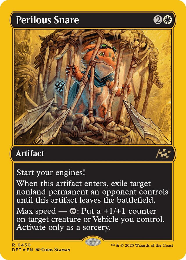 Image for Perilous Snare (First-Place Foil) (430) (Foil) (Aetherdrift) (DFT) - Magic: The Gathering