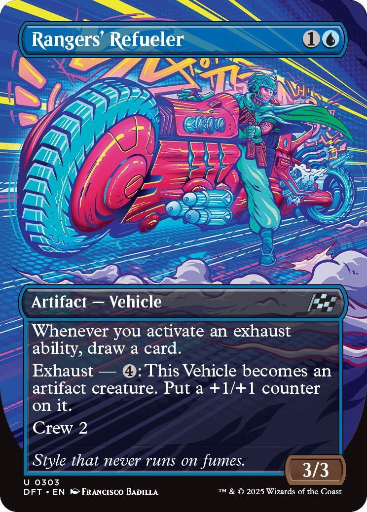 Image for Rangers' Refueler (Borderless) (303) (Foil) (Aetherdrift) (DFT) - Magic: The Gathering