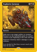 Image for Explosive Getaway (First-Place Foil) (479) (Foil) (Aetherdrift) (DFT) - Magic: The Gathering