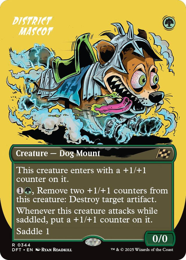 Image for District Mascot (Borderless) (344) (Foil) (Aetherdrift) (DFT) - Magic: The Gathering