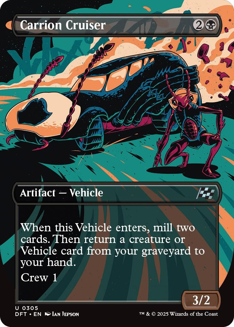 Image for Carrion Cruiser (Borderless) (305) (Aetherdrift) (DFT) - Magic: The Gathering