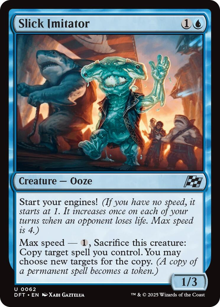Image for Slick Imitator (62) (Foil) (Aetherdrift) (DFT) - Magic: The Gathering