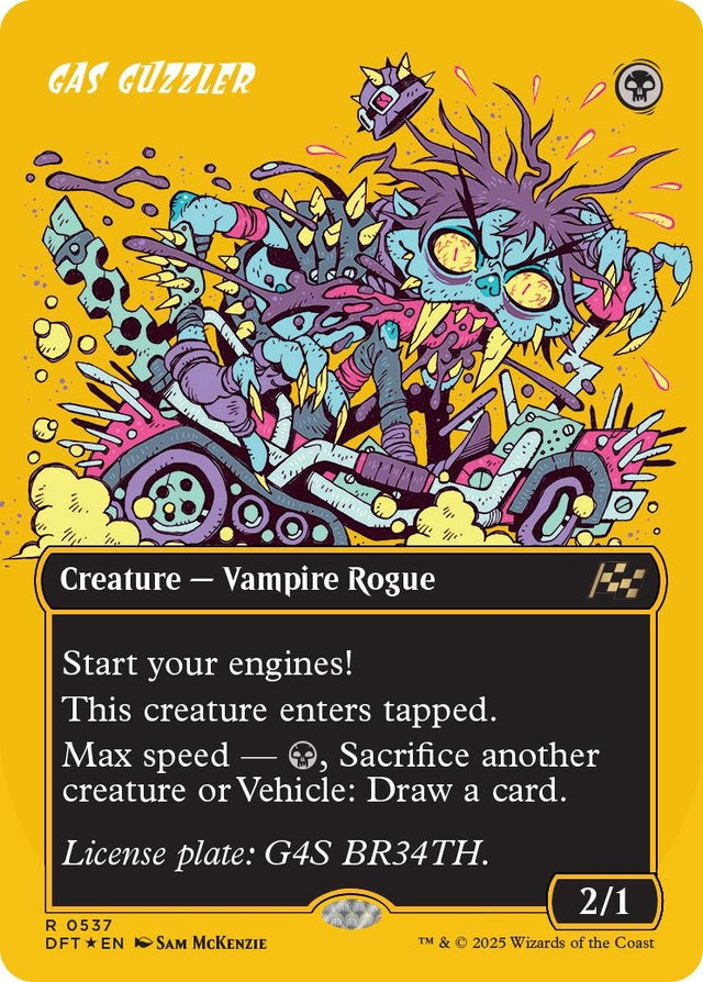Image for Gas Guzzler (Borderless) (First-Place Foil) (537) (Foil) (Aetherdrift) (DFT) - Magic: The Gathering