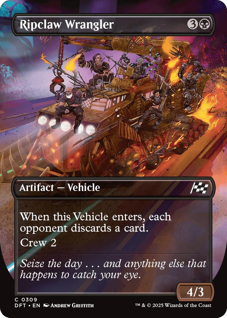 Image for Ripclaw Wrangler (Borderless) (309) (Foil) (Aetherdrift) (DFT) - Magic: The Gathering