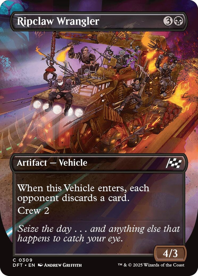 Image for Ripclaw Wrangler (Borderless) (309) (Foil) (Aetherdrift) (DFT) - Magic: The Gathering