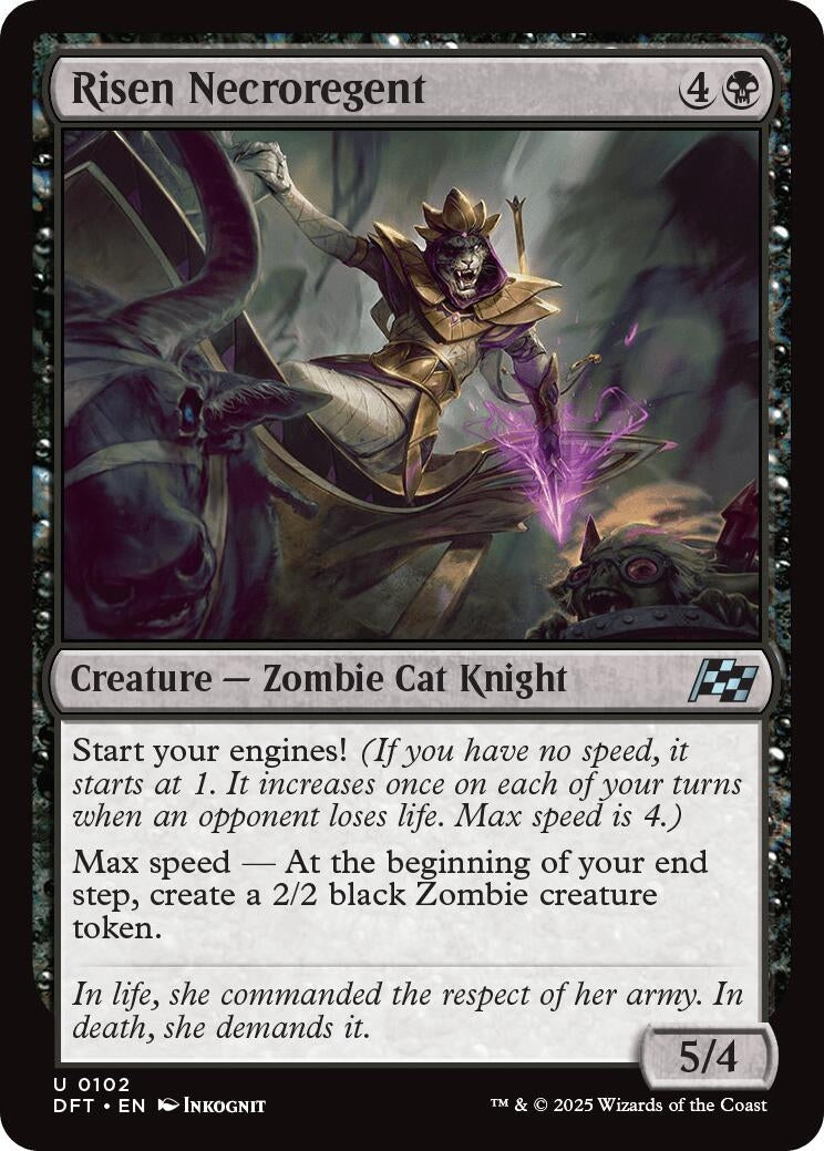 Image for Risen Necroregent (102) (Aetherdrift) (DFT) - Magic: The Gathering