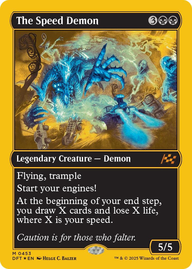 Image for The Speed Demon (First-Place Foil) (453) (Foil) (Aetherdrift) (DFT) - Magic: The Gathering
