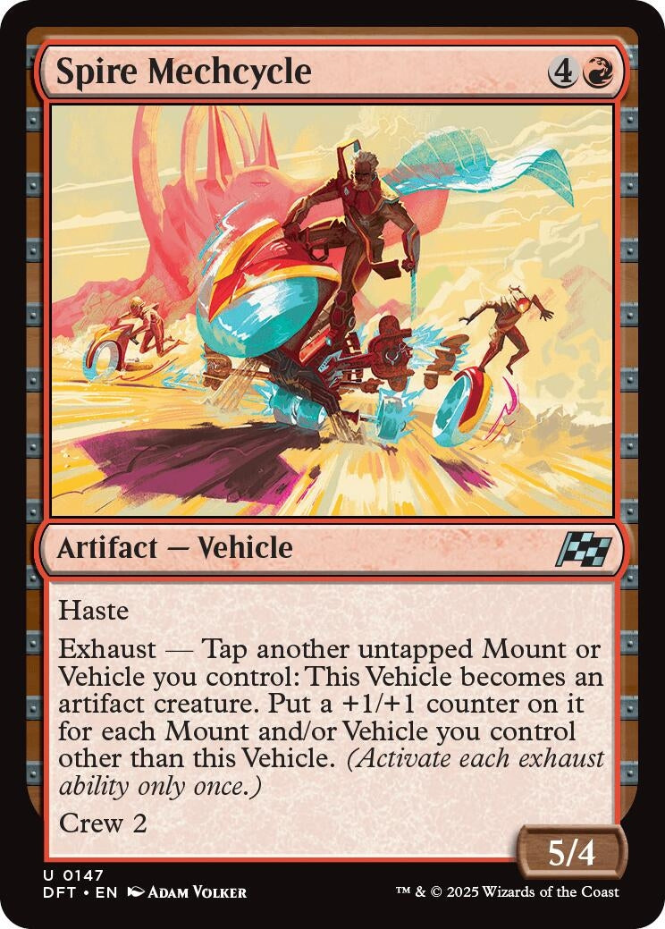 Image for Spire Mechcycle (147) (Aetherdrift) (DFT) - Magic: The Gathering