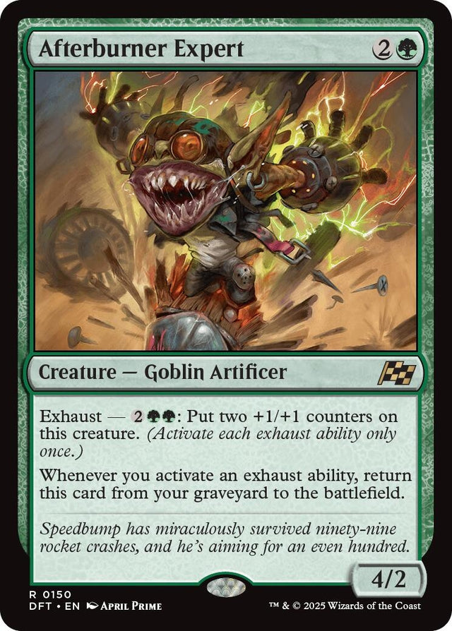 Image for Afterburner Expert (150) (Foil) (Aetherdrift) (DFT) - Magic: The Gathering