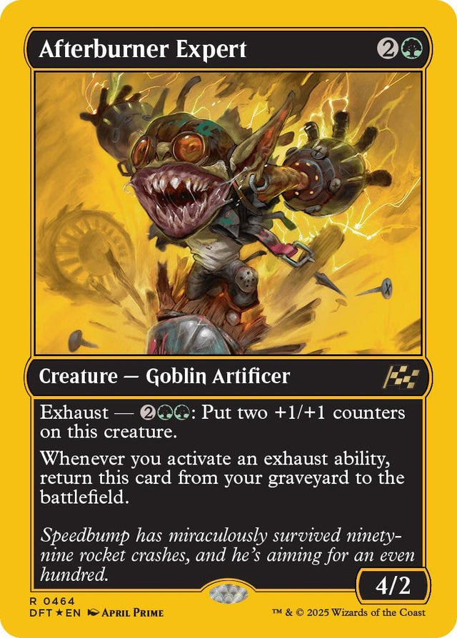 Image for Afterburner Expert (First-Place Foil) (464) (Foil) (Aetherdrift) (DFT) - Magic: The Gathering