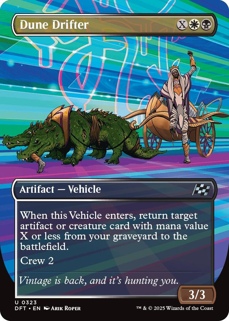 Image for Dune Drifter (Borderless) (323) (Aetherdrift) (DFT) - Magic: The Gathering
