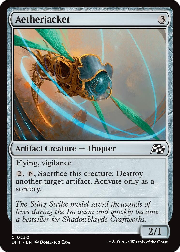 Image for Aetherjacket (230) (Aetherdrift) (DFT) - Magic: The Gathering