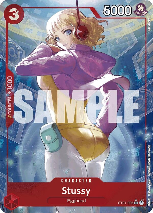 Image for Stussy (Parallel) (ST21-006) (Foil) (Starter Deck EX: Gear 5) - One Piece Card Game